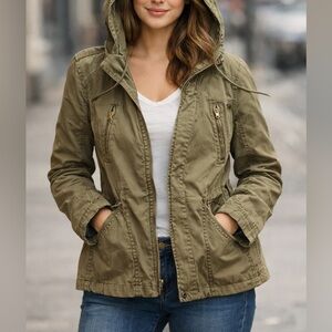 Olive Green American Eagle Fall Jacket Size Small